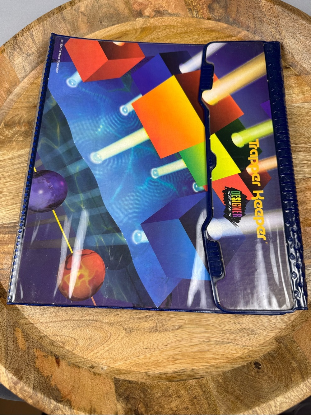 Vintage 1995 Mead Trapper Keeper Designer Series Retro Binder Folder